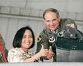  1999 With General Lupia - Chief Engineer in an Air Force Cockpit of a KC135